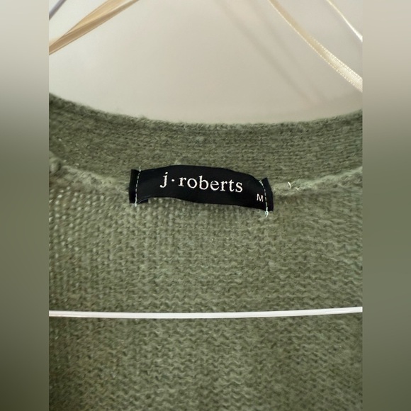 J Roberts Sherpa’ Soft Sweater Sage Green  size medium - Picture 2 of 8